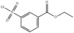 ethyl 3-(chlorosulfonyl)benzoate Struktur