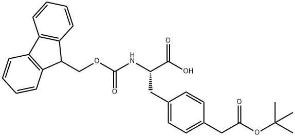 FMoc-L-4-(OtButylcarboxyMethyl)phe-OH Struktur