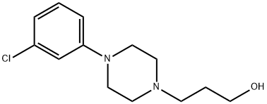 3-[4-(3-chlorophenyl)piperazin-1-yl]propan-1-o Struktur