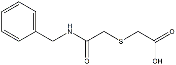 2-{[(benzylcarbamoyl)methyl]sulfanyl}acetic acid Struktur