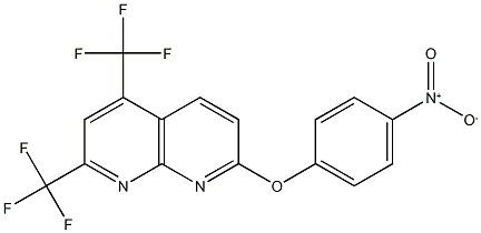 1,8-Naphthyridine,7-(4-nitrophenoxy)-2,4-bis(trifluoromethyl)-(9CI) Struktur