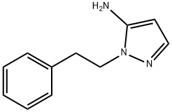 1-(2-phenylethyl)-1H-pyrazol-5-amine Struktur