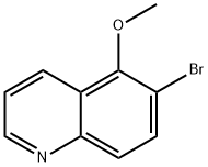 6-bromo-5-methoxyquinoline Struktur