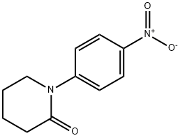 1-(4-Nitrophenyl)-2-piperidinone Struktur