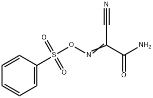 (Z)-1-carbamoyl-N-phenylmethanecarbonimidoyl cyanide Struktur