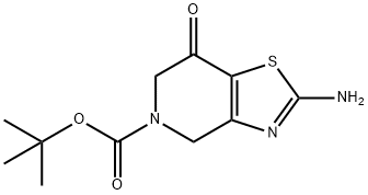 tert-butyl 2-amino-7-oxo-6,7-dihydrothiazolo[4,5-c]pyridine-5(4h)-carboxylate Struktur