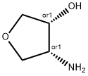 3-Furanol,4-aminotetrahydro-,(3R,4R)-rel-(9CI) Struktur