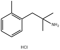 Benzeneethanamine, a,a,2-trimethyl-, hydrochloride (1:1) Struktur