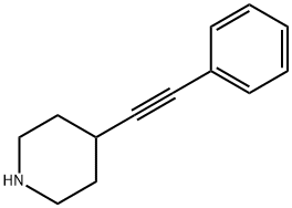 4-(phenylethynyl)piperidine hydrochloride Struktur