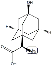 (alphaS)-alpha-Amino-3-hydroxytricyclo[3.3.1.13,7]decane-1-acetic acid Struktur