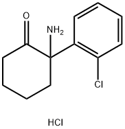 (±)-Norketamine HCl Struktur