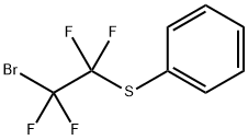 (2-bromo-1,1,2,2-tetrafluoroethyl)(phenyl)sulfane Struktur