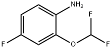 2-(difluoromethoxy)-4-fluoroaniline Struktur