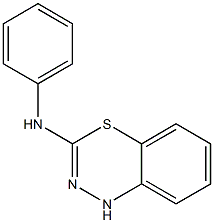 N-phenyl-1H-4,1,2-benzothiadiazin-3-amine Struktur