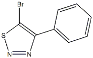 5-bromo-4-phenyl-1,2,3-thiadiazole Struktur