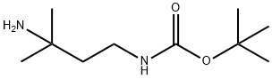 1-N-Boc-3-methylbutane-1,3-diamine-HCl Struktur