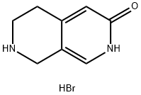 5,6,7,8-tetrahydro-2,7-naphthridine-3-ol HBr Struktur