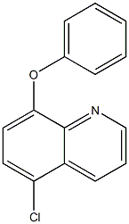 5-chloro-8-phenoxyquinoline Struktur