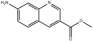 methyl 7-aminoquinoline-3-carboxylate Struktur