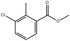 Methyl 3-chloro-2-methylbenzoate Struktur