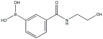 3-[(2-Hydroxyethyl)carbamoyl]benzeneboronic acid Struktur