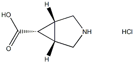 (1r,5s,6s)-3-azabicyclo[3.1.0]hexane-6-carboxylic acid hcl Struktur