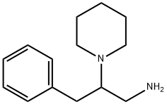 3-phenyl-2-piperidin-1-ylpropan-1-amine Struktur