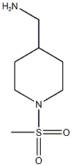 (1-METHANESULFONYLPIPERIDIN-4-YL)METHANAMINE Struktur