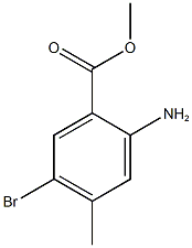 methyl 2-amino-5-bromo-4-methylbenzoate Struktur