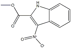 METHYL 3-NITRO-1H-INDOLE-2-CARBOXYLATE Struktur