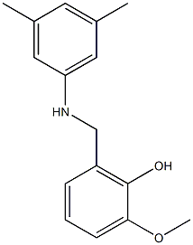 2-{[(3,5-dimethylphenyl)amino]methyl}-6-methoxyphenol Struktur