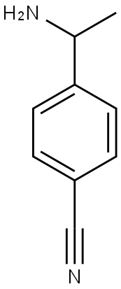 4-(1-aminoethyl)benzonitrile Struktur