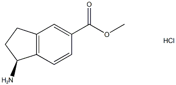 (s)-methyl 1-amino-2,3-dihydro-1h-indene-5-carboxylate hcl Struktur