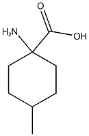 1-amino-4-methylcyclohexanecarboxylic acid Struktur