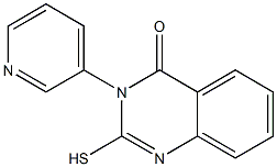 3-(pyridin-3-yl)-2-sulfanyl-3,4-dihydroquinazolin-4-one Struktur