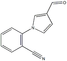 2-(3-formyl-1H-pyrrol-1-yl)benzenecarbonitrile Struktur