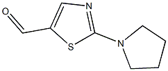 2-(1-pyrrolidinyl)-1,3-thiazole-5-carbaldehyde Struktur