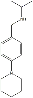 {[4-(piperidin-1-yl)phenyl]methyl}(propan-2-yl)amine Struktur