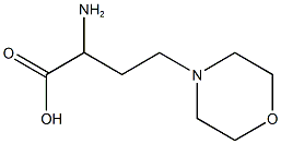 2-amino-4-(morpholin-4-yl)butanoic acid Struktur