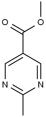 methyl 2-methylpyrimidine-5-carboxylate Struktur