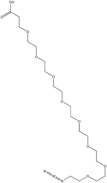 N3-PEG8-CH2CH2COOH, 1214319-92-2, 結(jié)構(gòu)式