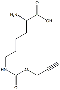 N-ε-propargyloxycarbonyl-L-lysine hydrochloride Struktur