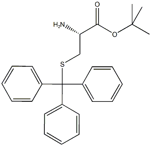 H-L-Cys(Trt)-OtBu*HCl Struktur