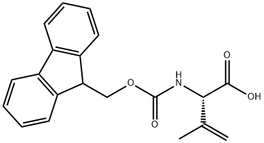 Fmoc-3,4-dehydro-L-Val-OH Struktur