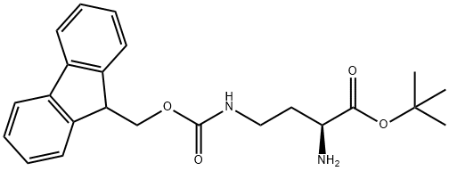 H-L-Dap(Fmoc)-OtBu*HCl Struktur