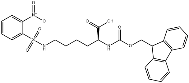 Fmoc-L-Lys(Ns)-OH Struktur
