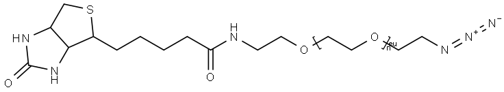 Biotin-PEG11-Azide Struktur