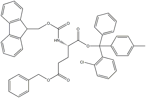 Fmoc-L-Glu(Bzl)-2-chlorotrityl resin (100-200 mesh, > 0.5 mmol Struktur