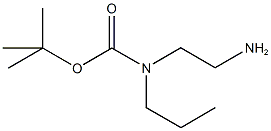 N-t-Butyloxycarbonyl-N-propyl-ethylenediamine hydrochloride Struktur