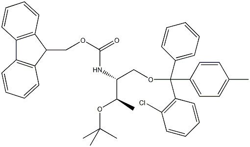 Fmoc-L-Thr(tBu)-ol-2-chlorotrityl resin (200-400 mesh, 0.4-0.8 mmol Struktur